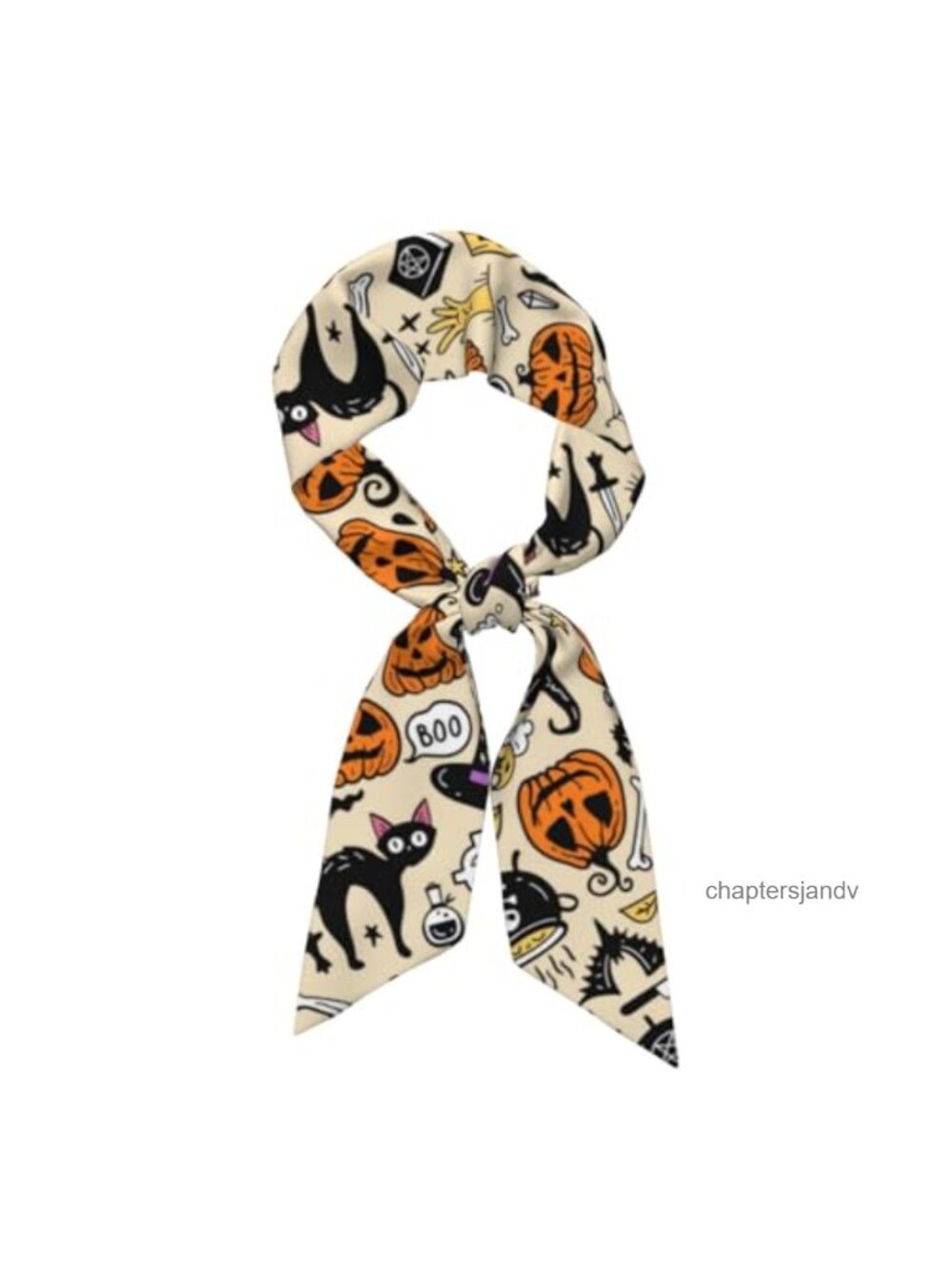 Silk Polyester Fashion Scarf Purse Handle Wrap Neckerchief Hair Accessory